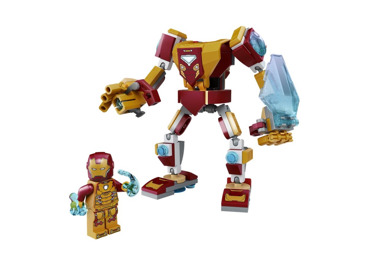 Sets LEGO Super Heroes 76203 Iron Man Mech Armor Minifig